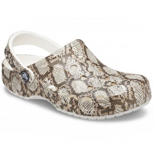 Серые сабо CROCS Baya Seasonal Printed Clog