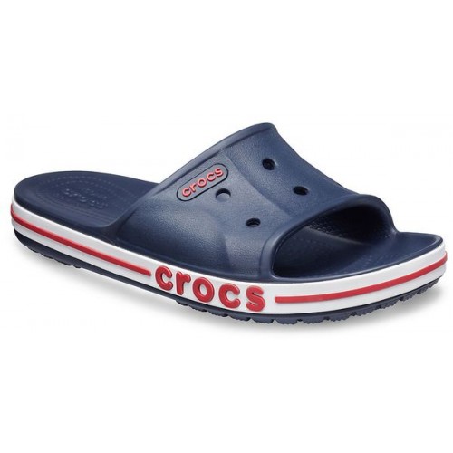 Темно-синие шлепанцы CROCS Bayaband Slide