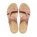 Женские  розовые сандалии CROCS Women's  Tulum Toe Post Sandal