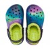 Детские  черные утепленные сабо CROCS Kids' Classic Lined Out of This World Clog