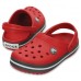 Детские  красные сабо CROCS Crocband™ clog (Kids)