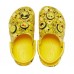 Детские  белые сабо CROCS Kids' Classic Smiley Clog