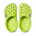 Детские  салатовые сабо CROCS Crocband™ clog (Kids)