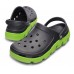 Серые сабо CROCS Duet Sport Clog