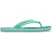 Женские  белые шлепанцы CROCS Women's Crocband Tropical Flip