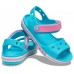 Детские  голубые сандалии CROCS Kids' Bayaband Sandal