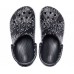 Черные сабо CROCS Bayaband Seasonal Printed Clog