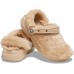 Бронзовые сабо CROCS Classic Fur Sure