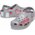 Серые сабо CROCS Coca Cola Light X  Classic Clog