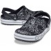 Черные сабо CROCS Bayaband Seasonal Printed Clog