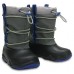 Детские  черные зимние сапоги CROCS Kids' Swiftwater Waterproof Boot