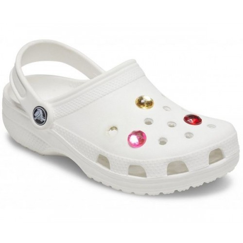 Джибитс шармс CROCS Набор из 3 Jibbitz™ «Сияющий круг» (Sparkly Circle 3 Pack 1)