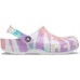 Коралловые сабо CROCS Classic Tie-Dye Graphic Clog