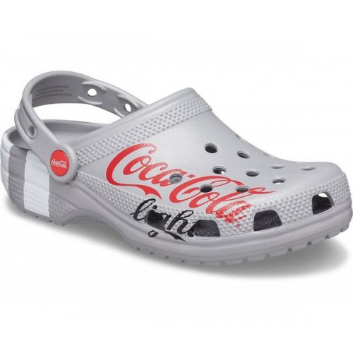 Серые сабо CROCS Coca Cola Light X  Classic Clog