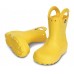 Детские  желтые «резиновые» сапоги CROCS Kids’ Handle It Rain Boot