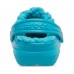 Детские  голубые утепленные сабо CROCS Kids’ Classic Lined Clog