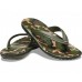 Зеленые шлепанцы CROCS Crocband™ Printed Flip