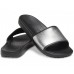 Женские  черные шлепанцы CROCS Women's  Sloane Shine Low Slide