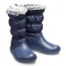 Женские  темно-синие зимние сапоги CROCS Women's Crocband™ Winter Boot