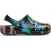 Детские  черные сабо CROCS Kids’ Classic Tie-Dye Graphic Clog