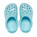 Голубые сабо для девочек CROCS Kids’ Classic Glitter Clog