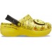 Женские  разноцветные сабо CROCS Women's Classic Platform Smiley Clog