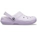 Лавандовые утепленные сабо CROCS Classic Lined Clog