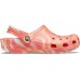 Коралловые сабо CROCS Classic Marbled Clog