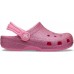 Розовые сабо для девочек CROCS Kids’ Classic Glitter Clog