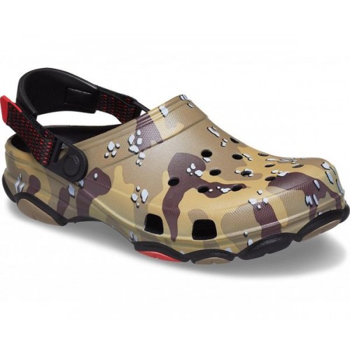 Черные сабо CROCS Classic All Terrain Desert Camo Clog