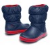 Детские  темно-синие зимние сапоги CROCS Kids’ Winter Puff Boot