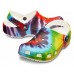 Разноцветные сабо CROCS Classic Tie-Dye Graphic Clog