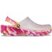 Белые сабо CROCS Classic Translucent Marbled Clog