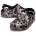 Черные сабо CROCS Classic Bleach Dye Clog