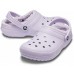 Лавандовые утепленные сабо CROCS Classic Lined Clog