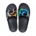 Женские  черные шлепанцы CROCS Classic  Tie-Dye Graphic Slide