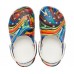 Детские  синие сабо CROCS Kids' Classic Out of this World II Clog