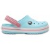 Детские  бледно-голубые сабо CROCS Crocband™ clog (Kids)