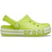 Детские  салатовые сабо CROCS Kids' Bayaband Clogs