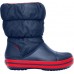 Детские  темно-синие зимние сапоги CROCS Kids’ Winter Puff Boot