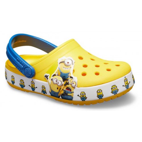 Детские  желтые сабо CROCS Kids’  Fun Lab Minions™ Multi Clog