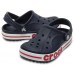 Детские  темно-синие сабо CROCS Kids' Bayaband Clogs