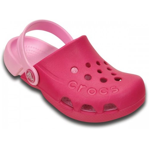 Детские  розовые сабо CROCS Electro