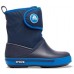 Детские  темно-синие зимние сапоги CROCS Kids Crocband II.5 Gust Boot-