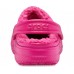 Детские  розовые утепленные сабо CROCS Kids’ Baya Lined Clog