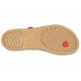 Женские  красные сандалии CROCS Women's  Tulum Toe Post Sandal