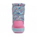 Детские  голубые зимние сапоги CROCS Kids’ Crocband™ LodgePoint Graphic Winter Boot