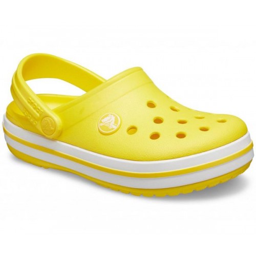 Детские  желтые сабо CROCS Crocband™ clog (Kids)