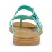 Женские  мятные сандалии CROCS Women's  Tulum Toe Post Sandal