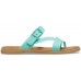 Женские  мятные сандалии CROCS Women's  Tulum Toe Post Sandal